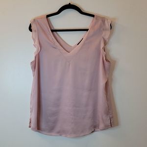 RW&Co. Sleeveless Flutter Tank Top